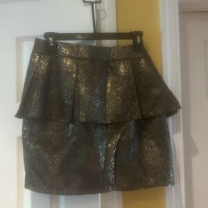 Akira metallic skirt